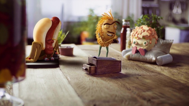 Video Reference: Wood, Floor, Room, Flooring, Hardwood, Table, Figurine, Animation, Interior design, Furniture