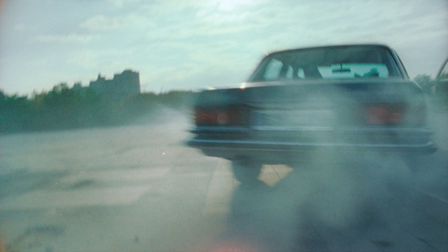 Video Reference: Vehicle, Car, Full-size car, Family car, Road, Drifting, Sedan, Classic car, Vintage car