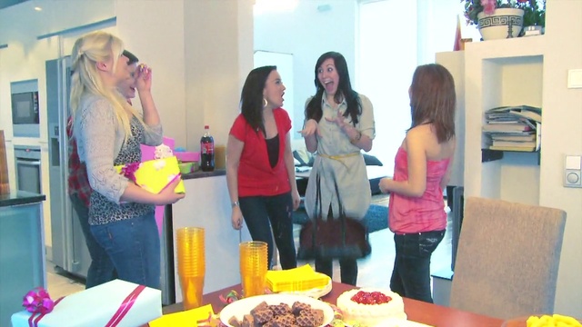 Video Reference: Party, Event, Birthday, Room, Child, Food, Brunch, Meal, House, Lunch