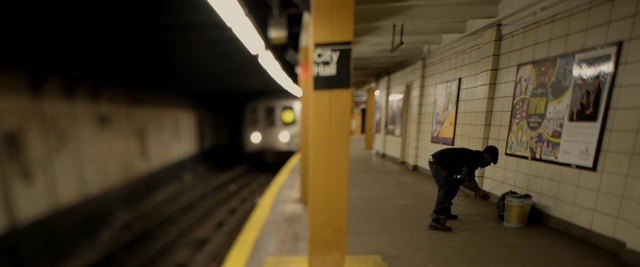 Video Reference: public transport, transport, rapid transit, vehicle, metro station, train station, subway, darkness