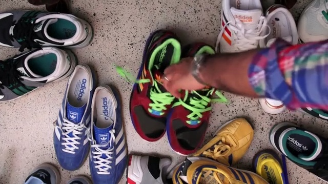 Video Reference: Footwear, Shoe, Aluminum can, Beverage can, Sneakers, Athletic shoe, Plimsoll shoe, Outdoor shoe, Collection, Art, Person