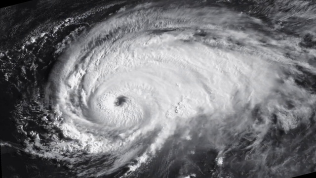 Video Reference: Tropical cyclone, Cyclone, Storm, Wave, Vortex, Black-and-white, Atmosphere, Water, Monochrome photography, Outer space