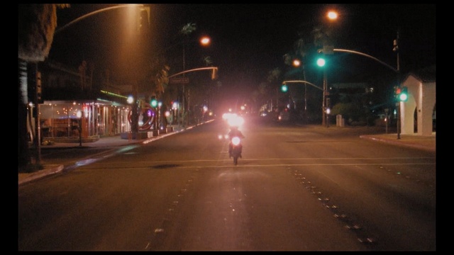 Video Reference: night, street light, lane, mode of transport, urban area, light, darkness, lighting, light fixture, street