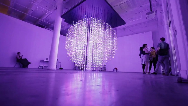 Video Reference: Purple, Violet, Light, Lavender, Lighting, Architecture, Stage, Magenta, Person