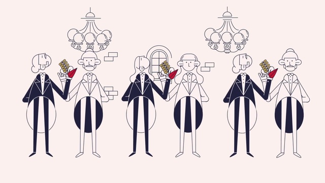 Video Reference: Cartoon, Illustration, Uniform, Drawing, Art, Costume design, Fashion illustration, Style, Fictional character, Fashion design