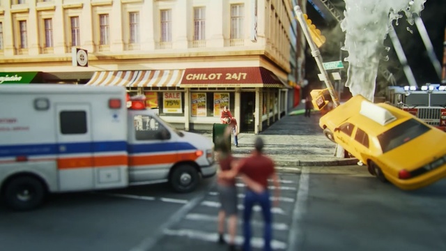 Video Reference: vehicle, transport, motor vehicle, car, mode of transport, metropolitan area, emergency vehicle, emergency, pedestrian, street, Person