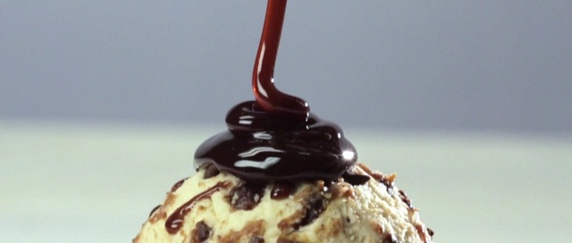 Video Reference: dessert, ice cream, frozen dessert, food, Person