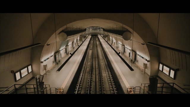 Video Reference: Architecture, Transport, Symmetry, Escalator, Photography, Building, Black-and-white, Metro station, Stairs, Monochrome, Person
