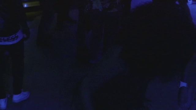 Video Reference: Blue, Black, Light, Purple, Violet, Darkness, Electric blue, Night, Music venue, Nightclub