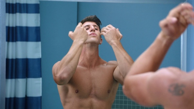 Video Reference: Barechested, Muscle, Arm, Shoulder, Chest, Hand, Joint, Human body, Abdomen, Bodybuilder