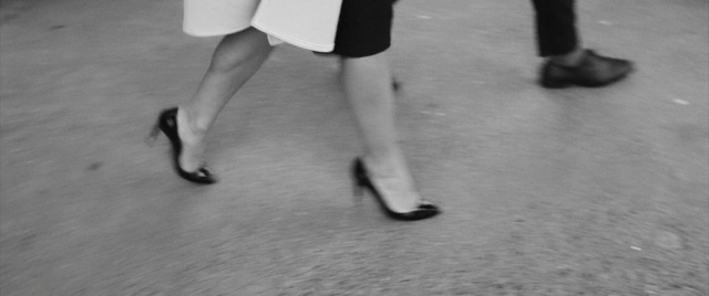 Video Reference: White, Black, Leg, Black-and-white, Footwear, Dance, Human leg, High heels, Monochrome photography, Shoe