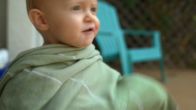 Video Reference: Child, Baby, Face, Cheek, Skin, Toddler, Nose, Chin, Head, Forehead