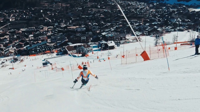 Video Reference: Skier, Snow, Skiing, Winter sport, Sports, Recreation, Ski, Downhill, Alpine skiing, Piste