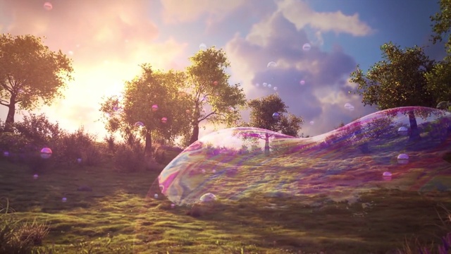 Video Reference: nature, sky, tree, purple, morning, grass, light, sunlight, atmosphere, photography
