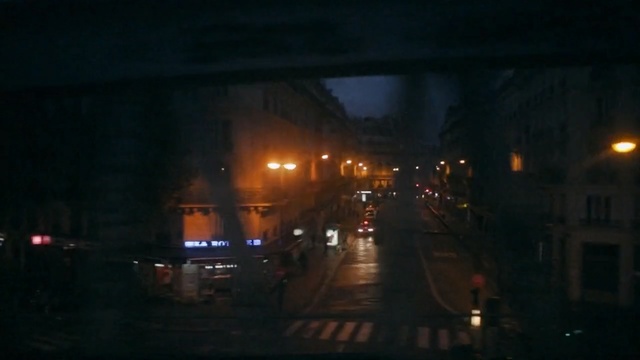 Video Reference: Night, Darkness, Metropolitan area, Sky, Light, Street light, Mode of transport, Atmosphere, Midnight, Lighting, Person