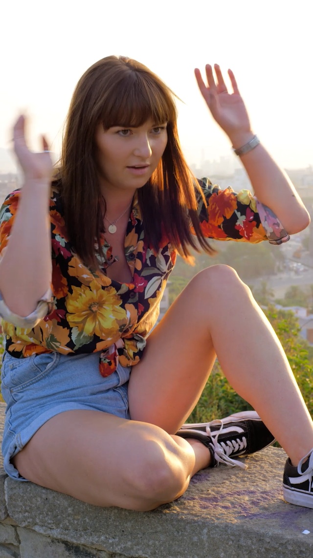 Video Reference: Human leg, Thigh, Leg, Clothing, Beauty, Lady, Sitting, Fashion, Long hair, Japanese idol, Person