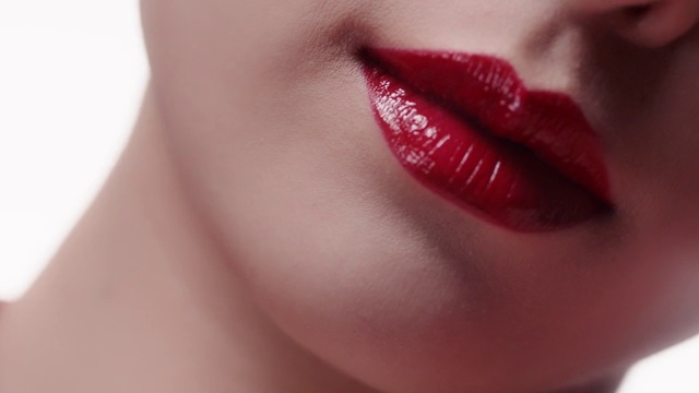 Video Reference: Lip, Red, Face, Cheek, Chin, Nose, Skin, Lipstick, Close-up, Mouth