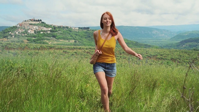 Video Reference: People in nature, Grassland, Meadow, Grass, Prairie, Natural environment, Ecoregion, Happy, Grass family, Summer