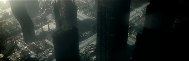Video Reference: atmosphere, metropolis, darkness, screenshot, computer wallpaper, sky, skyscraper, sunlight, midnight, earth