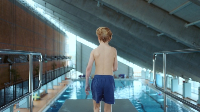 Video Reference: blue, water, leisure, leisure centre, swimming pool, fun, recreation, sport venue, vacation, muscle, Person