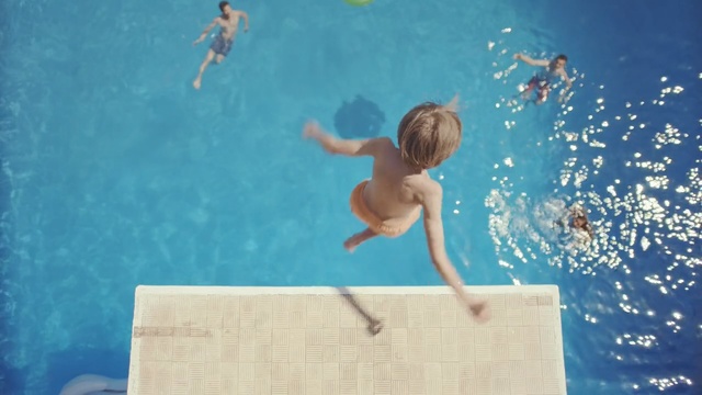 Video Reference: Swimming pool, Fun, Leisure, Summer, Recreation, Sky, Vacation, Swimming, Games, Child