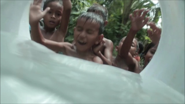 Video Reference: fun, male, leisure, girl, bathing, trunk, water, vacation, tree