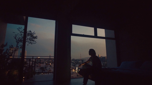 Video Reference: Sky, Light, Night, Darkness, Window, Architecture, Tree, Atmosphere, Evening, Room