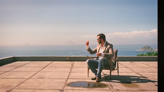 Video Reference: sky, sea, sitting, vacation, horizon, water, photography, morning, tourism, leisure