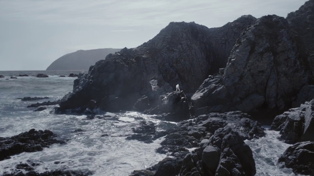 Video Reference: Body of water, Coast, Sea, Headland, Wave, Rock, Promontory, Ocean, Cliff, Wind wave