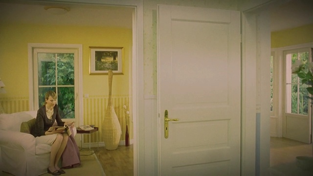 Video Reference: room, door, property, home, wall, interior design, window, curtain, ceiling, window treatment
