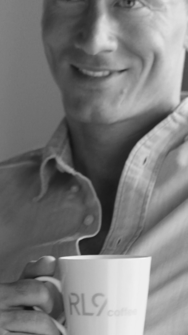 Video Reference: Cup, Coffee cup, Nose, Chin, Black-and-white, Cup, Monochrome, Mouth, Photography, Drinkware