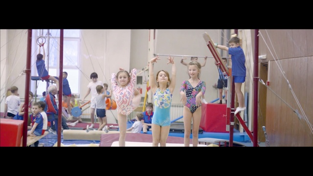 Video Reference: Gymnastics, Artistic gymnastics, Performance, Fun, Event, Individual sports, Team, Performing arts, Competition, Majorette (dancer)
