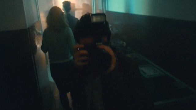 Video Reference: Black, Photograph, Green, Blue, Light, Fun, Snapshot, Lady, Darkness, Mouth