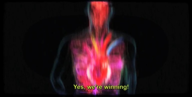 Video Reference: flame, light, organ, darkness, x ray, organism, heat, computer wallpaper, font, symmetry