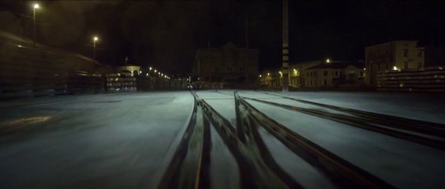 Video Reference: Night, Street light, Light, Sky, Mode of transport, Lighting, Snow, Darkness, Road, Automotive lighting