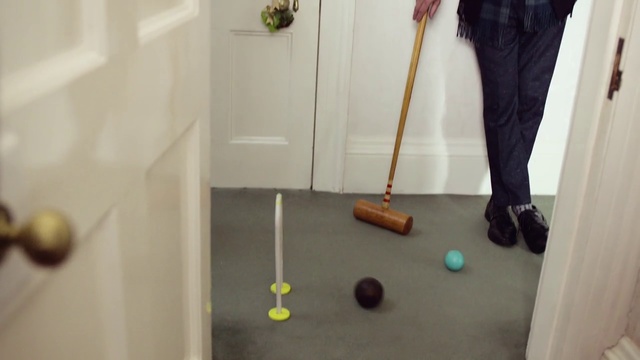 Video Reference: Games, Room, Recreation, Floor, Flooring, Croquet