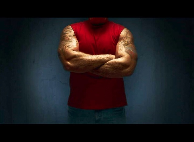 Video Reference: Stomach, Arm, Jaw, Sleeve, Flash photography, Gesture, Chest, Art, Trunk, Beard