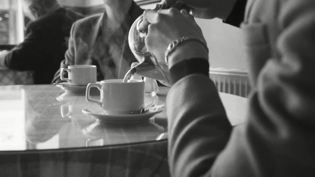 Video Reference: cup, coffee, drink, pot, beverage, punch, tea