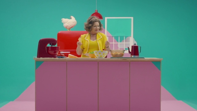 Video Reference: Pink, Table, Animation, Furniture, Frozen dessert, Toy, Illustration