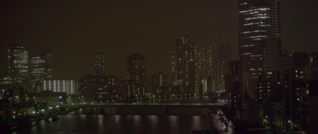 Video Reference: cityscape, metropolitan area, city, metropolis, skyscraper, night, skyline, urban area, reflection, landmark