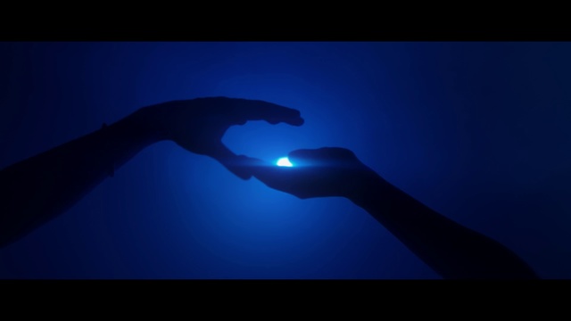 Video Reference: Blue, Light, Electric blue, Sky, Hand, Atmosphere, Photography, Finger, Darkness