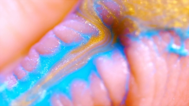 Video Reference: Nail, Finger, Close-up, Hand, Water, Mouth, Colorfulness, Photography, Macro photography, Person
