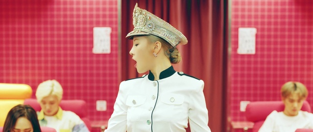 Video Reference: Uniform, Headgear, Hat, Gesture, Fashion accessory