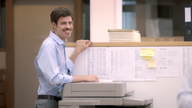 Video Reference: white collar worker, furniture, job, business, businessperson, Person