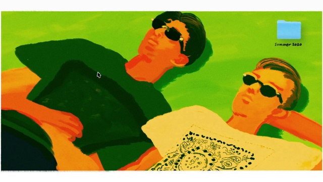 Video Reference: Green, Illustration, Art, Graphic design, Animation, Fictional character