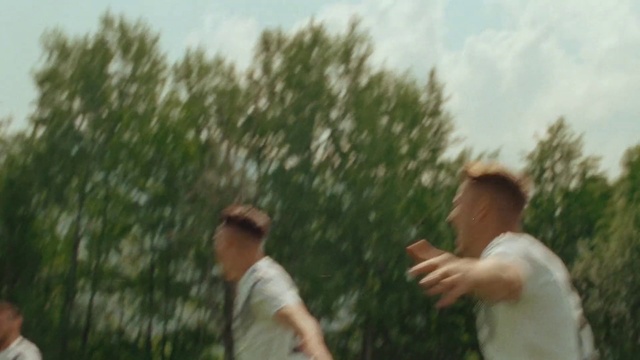 Video Reference: People in nature, Tree, Grass family, Fun, Grass, Gesture, Plant
