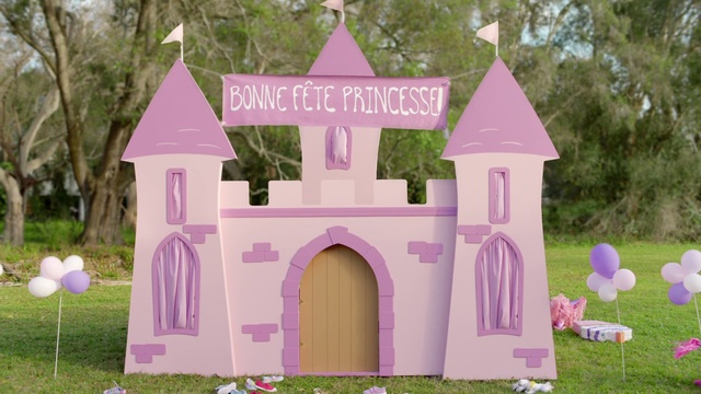 Video Reference: Pink, House, Building, Architecture, Chapel, Plant, Playhouse, Flower, Castle, Arch