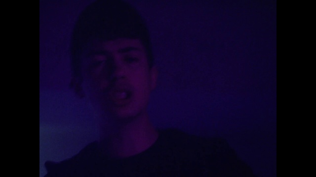 Video Reference: Blue, Violet, Black, Purple, Face, Darkness, Portrait, Electric blue, Light, Head