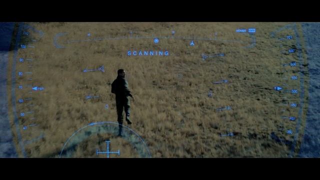 Video Reference: blue, ecosystem, text, green, atmosphere, sky, screenshot, light, darkness, biome, Person