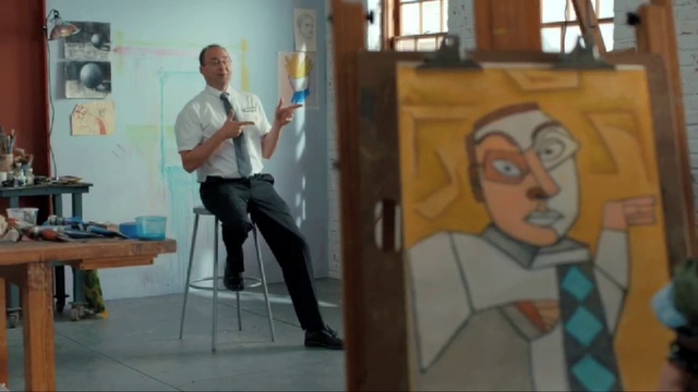 Video Reference: Art, Visual arts, Painting, Modern art, Room, Artist, Art exhibition, Mural